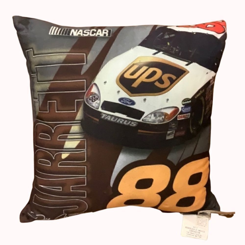 NWT Dale Jarrett #88 NASCAR Accent Pillow 18x18 racing